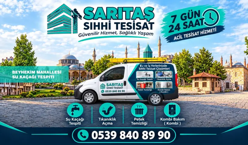 Beyhekim Mahallesi Su Kaçağı Tespiti