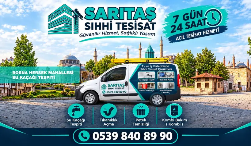 Bosna Hersek Mahallesi Su Kaçağı Tespiti